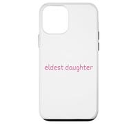 Fille aînée Pink Text Life of The Oldest Coque pour iPhone 12 Mini