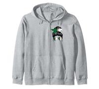 Fille algérienne Drapeau Algérie Fière Algérie Femme algérienne Sweat à Capuche