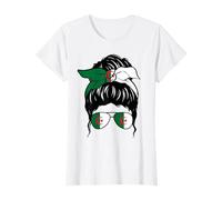 Fille algérienne Drapeau Algérie Fière Algérie Femme algérienne T-Shirt