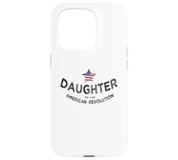 Fille American Revolution DAR History USA Star Coque pour iPhone 15 Pro