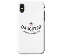 Fille American Revolution DAR History USA Star Coque pour iPhone X/XS
