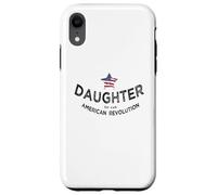 Fille American Revolution DAR History USA Star Coque pour iPhone XR