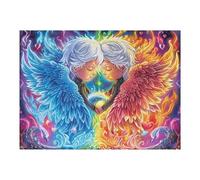 Fille Ange Galaxie 500 Pieces Casse-tête Adulte en Carton Anti-Déchirure Difficile Moyenne Décoration Murale Jeu De Société Anti-Stress Loisir Créatif 500 PCS