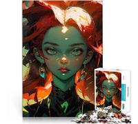 Fille aux Cheveux ensanglantés Puzzle pour Adolescents 1000 pièces Analyse et logique Cadeau d'anniversaire, Cadeaux, décoration Murale 38x26cm