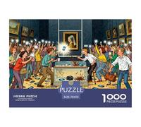 Fille avec Boucle d'oreille de Perle Puzzle en Bois Imperméable DIY Puzzles De 1000 Pièces pour Adultes Défi Et Casse-tête De Décoration pour La Maison