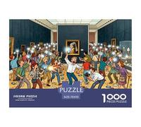 Fille avec Boucle d'oreille de Perle Puzzle en Bois Imperméable Puzzles De 1000 Pièces pour Adultes Cadeaux Défi Et Casse-tête De Décoration pour La Maison