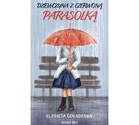 Fille avec un parapluie rouge
