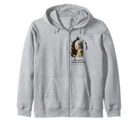 Fille avec Une Perle Boucle d'oreille Grunge Sweat à Capuche