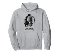 Fille avec Une Perle Boucle d'oreille Grunge Sweat à Capuche