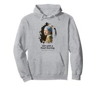 Fille avec Une Perle Boucle d'oreille Grunge Sweat à Capuche