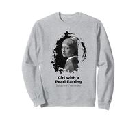 Fille avec Une Perle Boucle d'oreille Grunge Sweatshirt