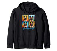 Fille bergère Allemande Style Pop Art Sweat à Capuche