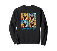 Fille bergère Allemande Style Pop Art Sweatshirt