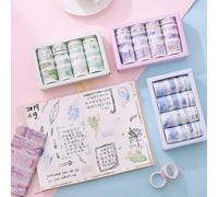 Fille Coeur Main Compte Carte Autocollant Bande Main Compte Cadeau Ensemble Matériel Et Bande Papier Cahier Décoration Mignon Autocollant