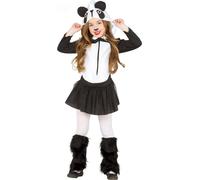 Fille costume de panda robe de costume de panda, Taille:98/104