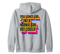 Fille de Pole Dance comme Une Fille Normale mais Plus Cool, rétro des années 70 Sweat à Capuche