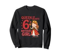 Fille de sixième Anniversaire de Queen of Hearts Sweatshirt