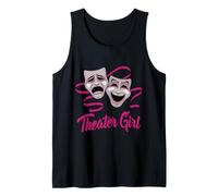 Fille de théâtre comédie et tragédie Débardeur