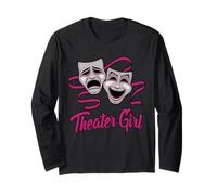 Fille de théâtre comédie et tragédie Manche Longue