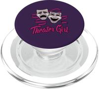 Fille de théâtre comédie et tragédie PopSockets PopGrip pour MagSafe