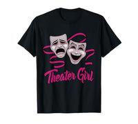 Fille de théâtre comédie et tragédie T-Shirt