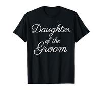 Fille du marié, Mariage et mariée, écriture Blanche T-Shirt