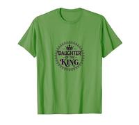 Fille du Roi : Couronne Royale pour, chrétiens T-Shirt, Homme, Herbe, XXL