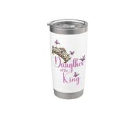 Fille du roi pour les femmes et les jeunes Gobelet isotherme en acier inoxydable double paroi