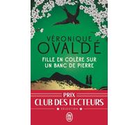 Fille En Colère Sur Un Banc De Pierre