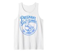 Fille Enceinte Été Vintage Goose Attend Maman Plage Débardeur