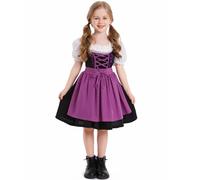 Fille Enfant Déguisement Princesse Médiévale Renaissance Robe Costume d'halloween Carnaval Soirée Mascarade Cosplay Spectacle Costume médiéval de châtelaine Robe pour Costume 1PC