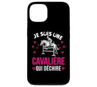 Fille Equitation Cheval Je Suis Une Cavalière Qui Déchire Coque pour iPhone 13
