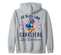 Fille Equitation Cheval Je Suis Une Cavalière Qui Déchire Sweat à Capuche