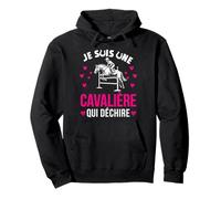 Fille Equitation Cheval Je Suis Une Cavalière Qui Déchire Sweat à Capuche