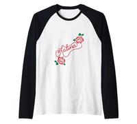 Fille Femmes Latina Roses Hispanique Reine Manche Raglan