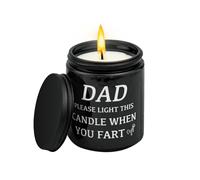Fille fils cadeau pour papa, fête des pères anniversaire Thanksgiving cadeau de Noël bougie parfumée papa, s'il vous plaît allumer cette bougie pendant que vous cultivez