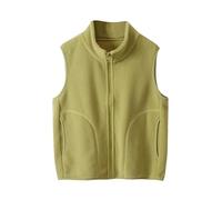 Fille Gilet en Molleton Polaire Doux sans Manche Classique Manteau Fourrure Enfants Filles Blouson Mode Veste Matelassée sans Manches Vestes Gilets Polaire Chaude Outerwear pour 1-15 Ans