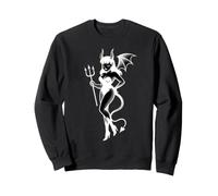 Fille Gothique Bad Devil Sweatshirt