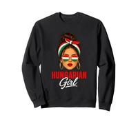 Fille Hongroise Drapeau Hongrie Femme Sweatshirt