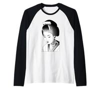 Fille Japonaise Geisha Manche Raglan