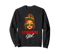 Fille Lituanienne Drapeau Lituanie Femme Sweatshirt