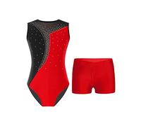 Fille Maillots De Gymnastique Ensemble Justaucorps Enfant Uniforme | Deux Pièces,Starss Brillant,Leotard Gymnastique,Entraînement,Danse,Patinage Artistique,Compétition,Performance Scène