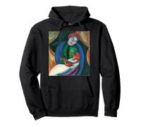 Fille Mignonne et Chat pour Les Amoureux des Chats Franz Marc Fille avec Chat Sweat à Capuche