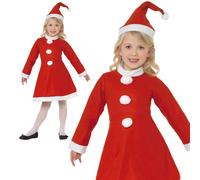 Fille Miss Père Noël Déguisement Enfant Noël Costume Déguisement Enfants Noël