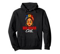 Fille Moldave Drapeau Moldavie Femme Sweat à Capuche