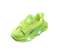 Fille Multicolore Bout Métallique Children Shoes Boys Girls Sandals Soft Kids Sports Shoes Fille Vert Bout Baskets (Green, 26 Toddler)