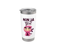Fille Ninja Gobelet isotherme en acier inoxydable double paroi