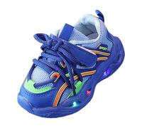 Fille Noir Tennis Baby Shoes Casual Children Shoes Boys Girls Sandals Soft Kids Sports Shoes Fille Multicolore Bout Ouvert (Blue, 28 Little Child)