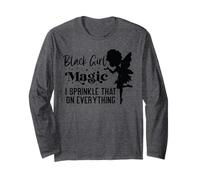 Fille Noire Magie Mignonne Fée Femmes Noires Filles Manche Longue