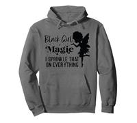 Fille Noire Magie Mignonne Fée Femmes Noires Filles Sweat à Capuche